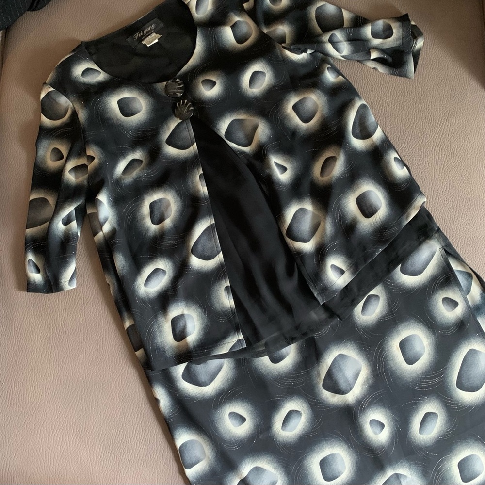 Paisley Matching Skirt and Top Set